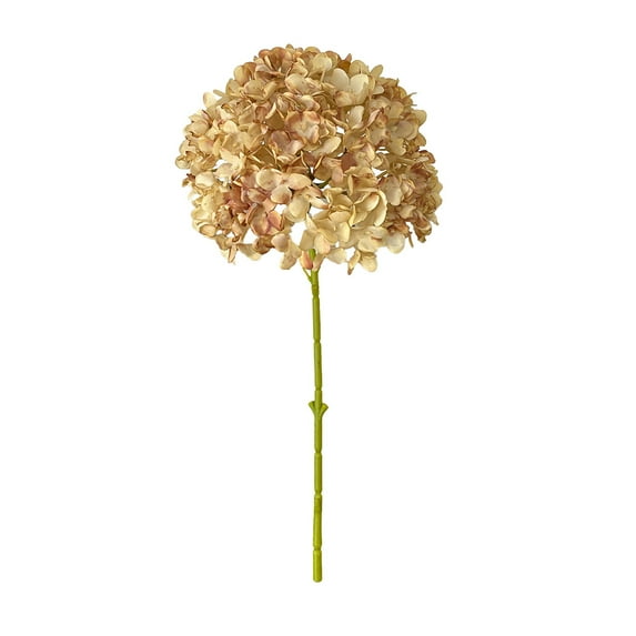 Pink Simulation Hydrangea Silk Flower Single Stem Fake Flower For Wedding Home Decoration Diy Craft 7.5X17.3 Inches