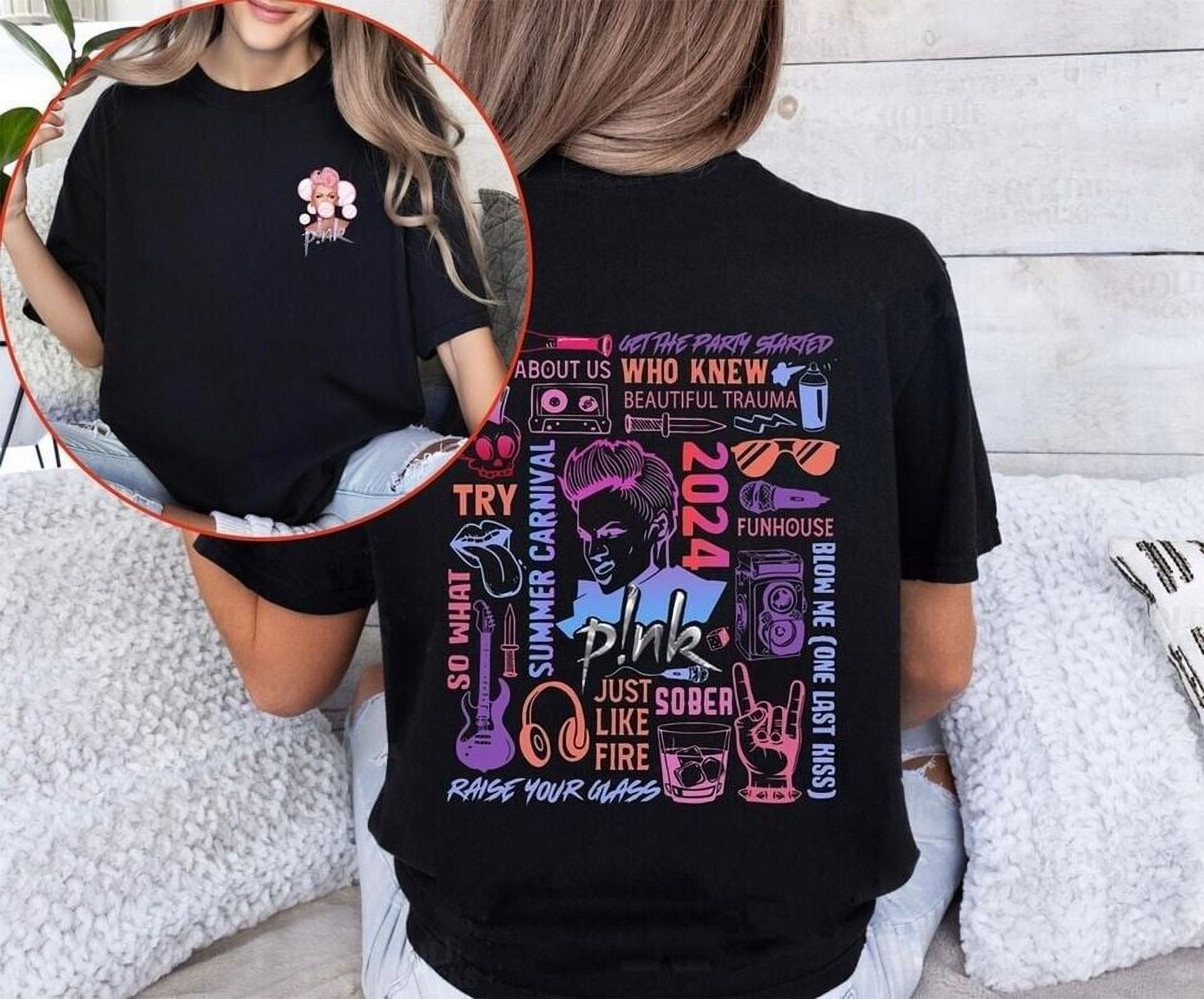 Pink Singer Summer Carnival 2024 Tour Shirt, 2024 Pink Concert