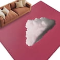 thumbnail image 1 of Pink Sky Area Rug 8x10 Washable Rug Non Slip Abstract Sky White Minimalist Large Area Rug Soft Stainresistant Indoor Floor Carpet for Living Room Bedroom Home Office Dining Room Nursery, 1 of 9