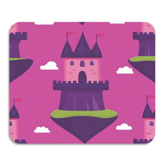Pink Sky Island Diatomaceous Earth Water Absorbent Mat, Anti-Slip Rubber Backing, 15.7" x 11.8"