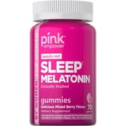 Melatonin Gummies | 10mg | Max Potency | 70 Count | Mixed Berry Flavor | by PINK