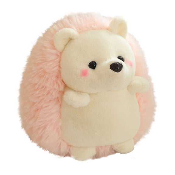 Pink Small Hedgehog Plush Doll, Lightweight And Portable Sleep Aid For Children, Machine Washable, 10 Inches