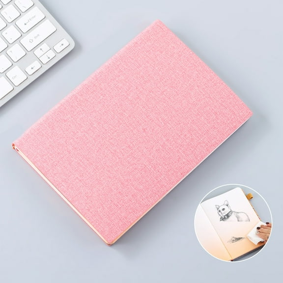 Pink Smart Notebook, Five Size Erasable Reusable Writing Technology Journal with Pen and Cleaning Cloth, High-Tech Professional Administrative Maintenance Management, Single Piece