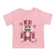 thumbnail image 1 of Pink Snowflake Nutcracker Patchwork Print - Youth Short Sleeve Graphic T-Shirt and Toddler Short Sleeve Graphic T-Shirt, 1 of 13