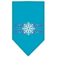 thumbnail image 1 of Christmas Pet and Dog Bandana Screen Printed, "Pink Snowflake Swirls", 1 of 9