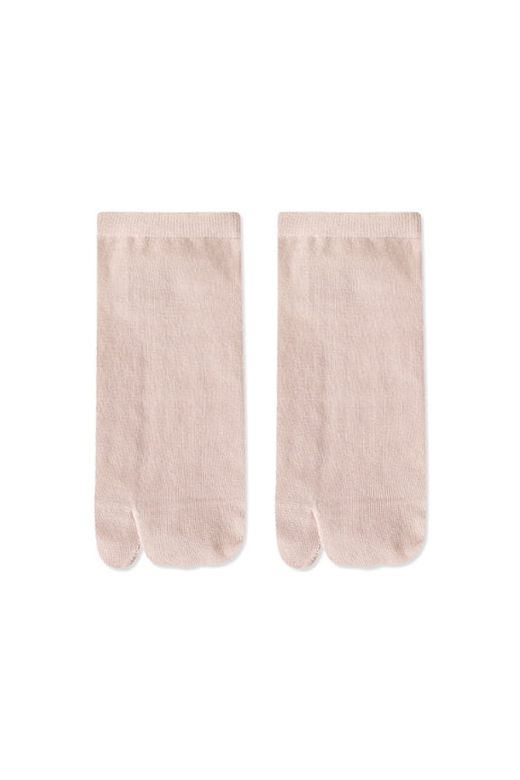 Pink Socks Split Toe Design Separates Toes Bunion and A Bunion Pad Toe Friction and Hallux Valgus