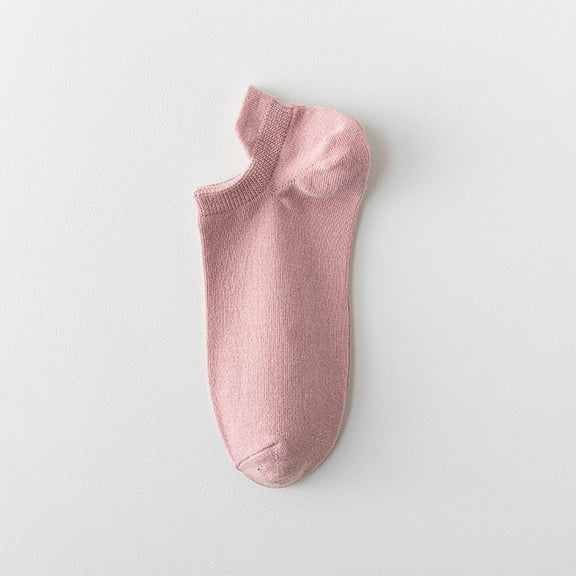 Pink Socks Women's Color Matching Multi Color Breathable Plush and Thick Insulation Socks