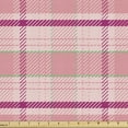 thumbnail image 1 of Pink Sofa Upholstery Fabric by the Yard, Tartan Plaid Pattern with Squares in Magenta Pistachio Green Colors, Decorative Fabric for DIY & Home Accents, 2 Yards, Pale Pink and Multicolor by Ambesonne, 1 of 4