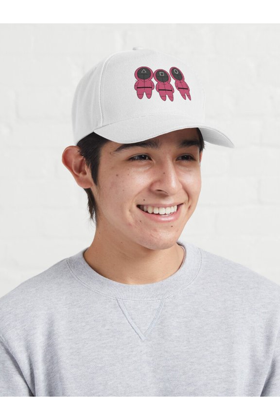 Pink Soldiers Trio Baseball Hat, Three Military Characters Graphic Design, Classic Cap