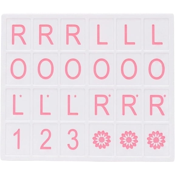 Pink Solo American Mahjong Practice Board, Single Player Charleston Training Tool, Portable Mahjong Trainer for Beginners Home Learning & Game Preparation