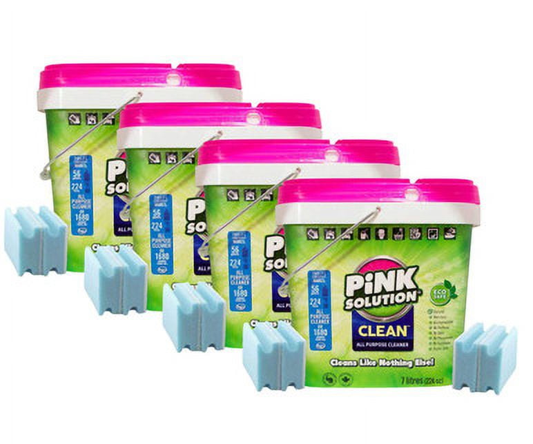 Pink Solution Clean Versatile All Purpose Cleaner 7L Bundle(4/Case