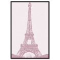 thumbnail image 1 of Pink Sparkling Floral Paris Canvas Paris Art Prints by Art Remedy, Black Frame, 16" x 24", 1 of 7