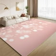 thumbnail image 1 of Pink Sparkly Area Rug, Rose Gold Girls Bedroom Decorative Rug, Soft Rug Non-Shedding Carpet For Bedroom Dining Room Kitchen Living Room Office Entrance Decor 3 x 4ft, 1 of 6