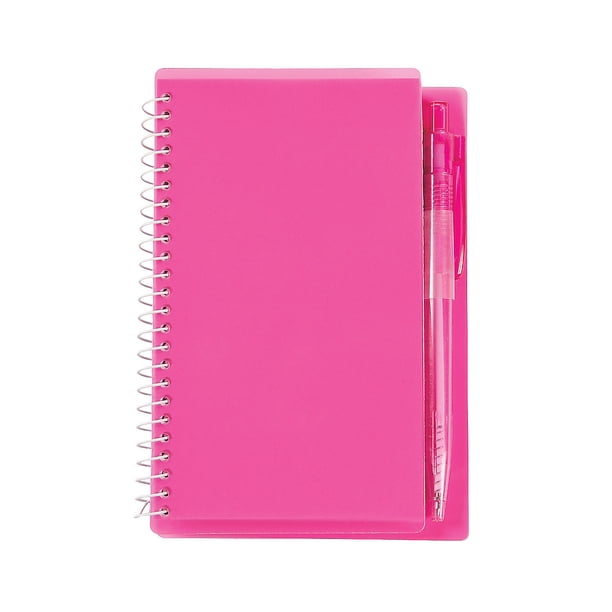 Pink Spiral Note Books & Pen Sets - Party Favors - 12 Pieces - Walmart ...