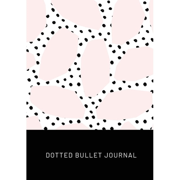 Pink Spots with Black Polka Dots - Dotted Bullet Journal: Medium A5 - 5.83X8.27 (Paperback)