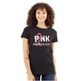 thumbnail image 1 of Pink Spread The Hope Breast Cancer Womens Slim Fit Graphic Tee Brisco Brands S, 1 of 5