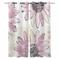 thumbnail image 1 of Pink Spring Floral Blackout Curtains for Bedroom Living Room Darkening Curtains 90 Inch Summer Flowers Botanical Vintage Black Out Window Curtain Privacy Window Treatment Grommet Drapes 52"x90"x2, 1 of 9