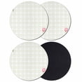 thumbnail image 1 of Pink Spring Floral Coasters Set of 4, Absorbent Coasters for Drinks, Tulip Yellow Plaid Summer Botanical Coaster for Desk Coffee Table Protection, Home Decor House Warming Gifts 4", 1 of 8