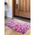 thumbnail image 1 of Pink Spring Floral Door Mat&nbsp;Indoor Outdoor Entrance, Non Slip Rug for Kitchen Bathroom Entryway Rug, Summer Daisy Botanical Oil Painting Washable Doormat Floor Mat 20x31.5 Inch, 1 of 8