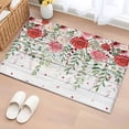 thumbnail image 1 of Pink Spring Floral Entryway Rug 2'x3'&nbsp; Non Slip Front Door Mats, Weeping Romantic Flowers Wooden Entrance Rugs Indoor Outdoor Carpet, Washable Floor Mats Small Area Rug for Bedroom Kitchen, 1 of 8