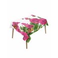 thumbnail image 1 of Pink Spring Floral Table Cloth, Waterproof Tablecloth for Rectangle Tables, Butterfly Farmhouse Reusable Washable Fabric Table Cover for Restaurant Kitchen Dining Tables 52"x70" Watercolor Flowers, 1 of 9