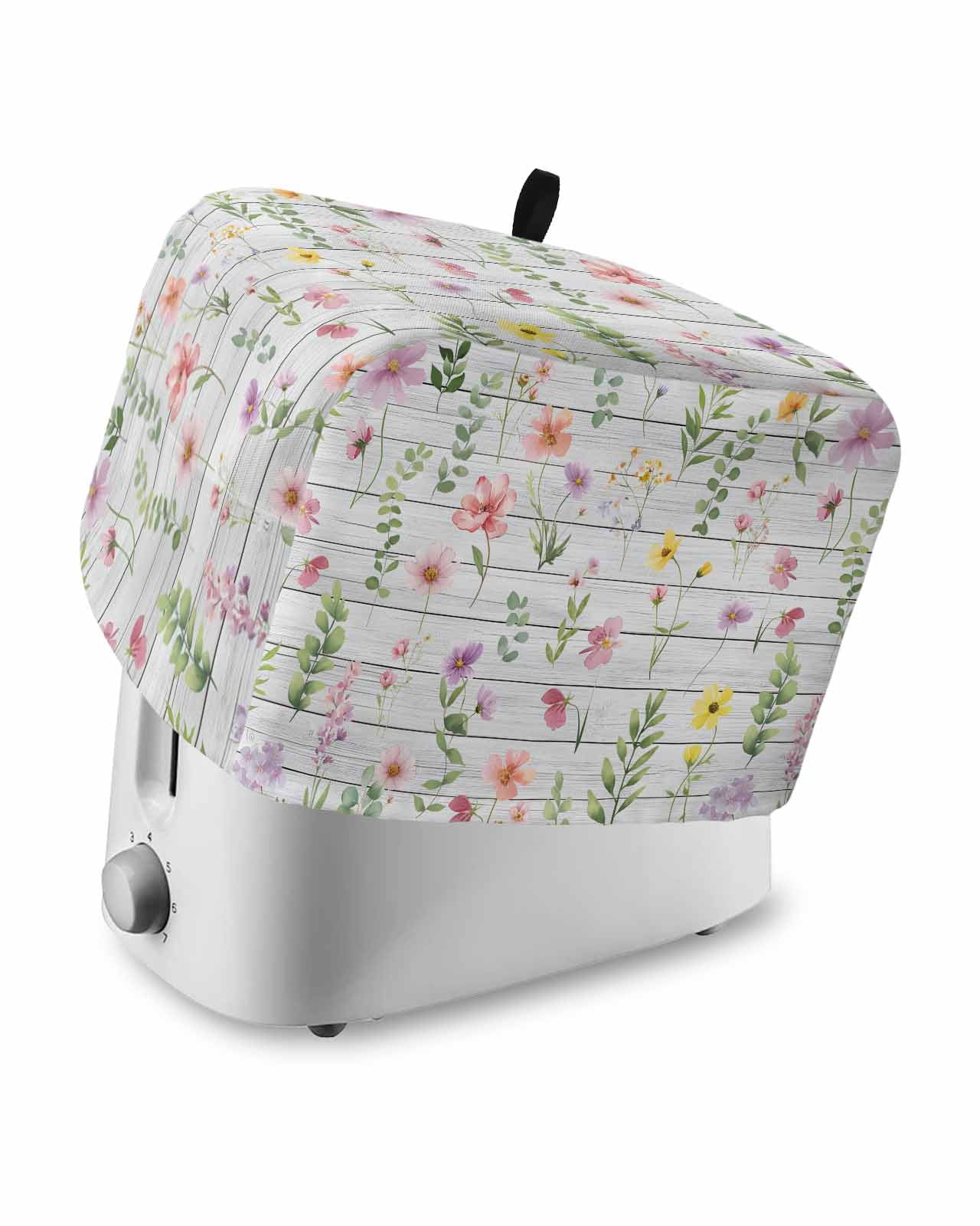 Pink Spring Floral Toaster Cover 2 Slice, Small Kitchen Appliance ...