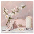 thumbnail image 1 of Pink Spring Glam Essentials Canvas Floral Glam Art by Art Remedy, Gallery Wrapped, 12" x 12", 1 of 7