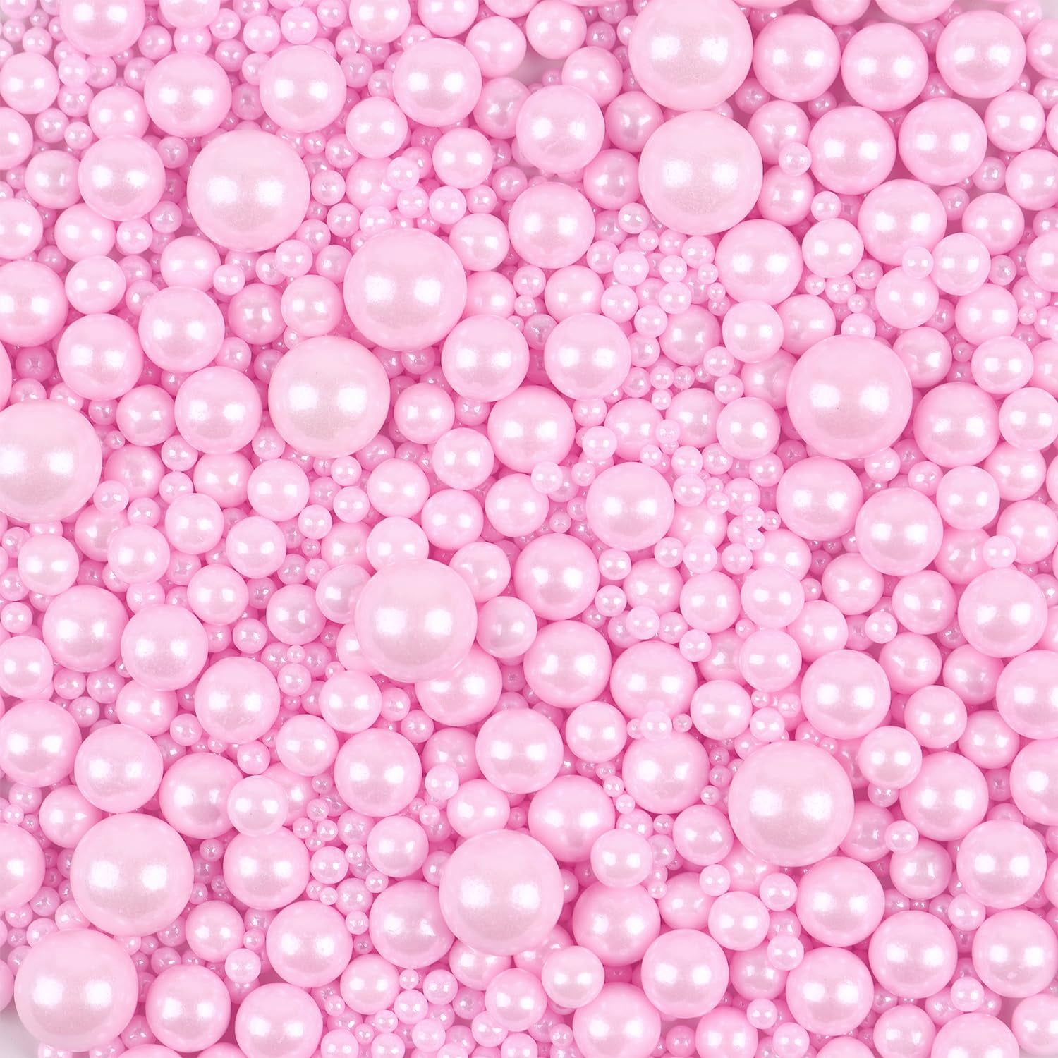 Sprinkles For Cake Decorating – 4.2oz Sugar Pearls Mix, Edible Toppers For Cupcakes, Cookies, Ice Cream & Parties (Assorted Sizes)