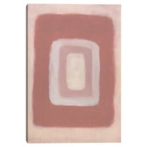 Pink Squared Abstract by Willowbrook Fine Art Canvas Art Print