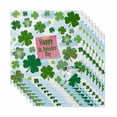 thumbnail image 1 of Pink St. Patrick's Day Cloth Napkins, Green Shamrock Leaves Blue Cloud Washable and Reusable Dinner Napkins Set of 8, Table Napkin for Kitchen Party Birthday Wedding Hotel Housewarming 20"x20", 1 of 9