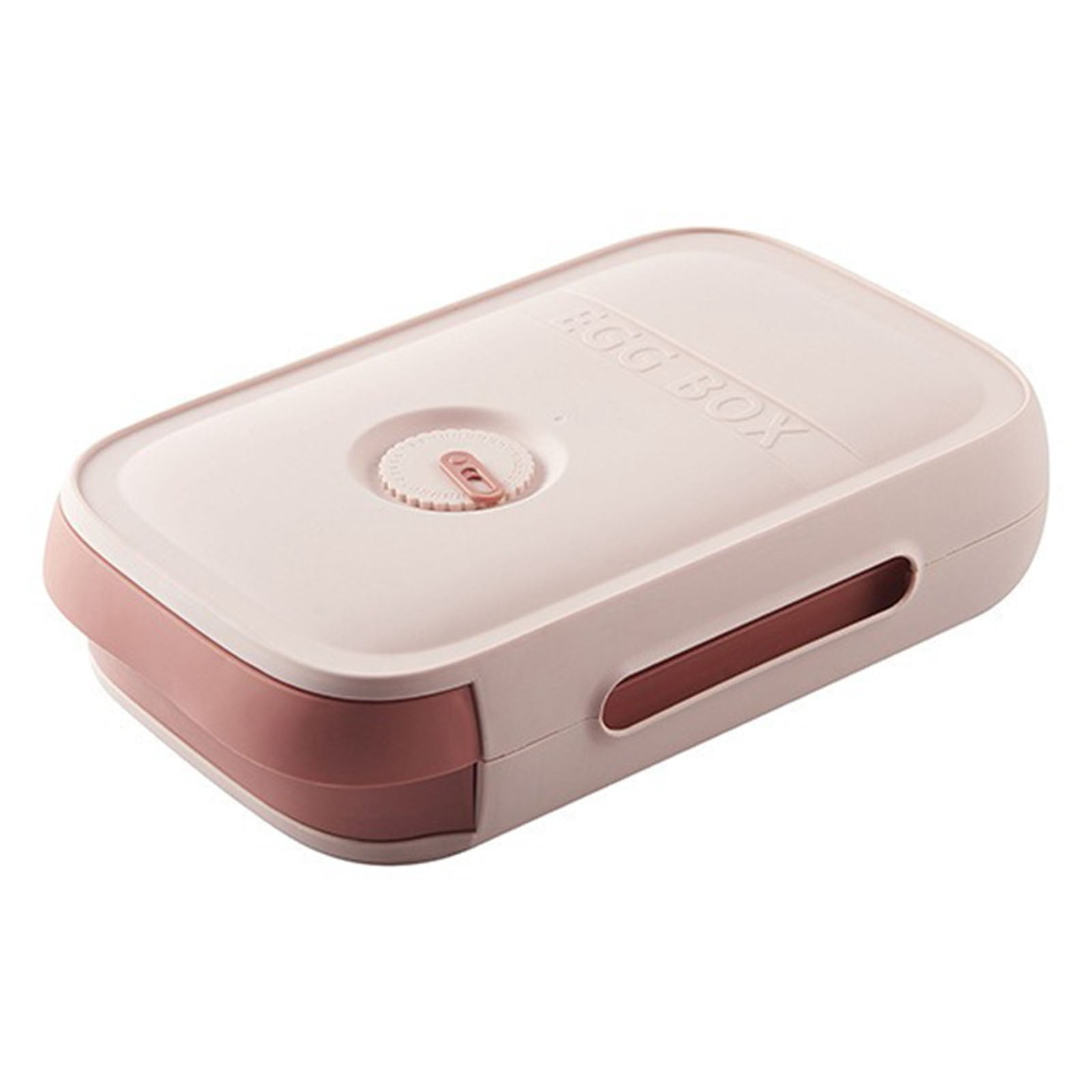 Pink Stackable Egg Storage Organizer Drawer Type Refrigerator Container for 18-20 Eggs PP Plastic Food Storage Box Kitchen Organization