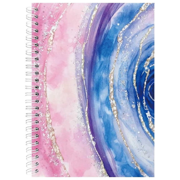 Pink Sticker Album Reusable Sticker Storage Book 40 Sheets Release Paper Pink and Blue Pattern 5.8 x 8.3 Inch A5 Size Cute Labels Holder Organizer Accessories with 1Pc Scraper and Tweezer