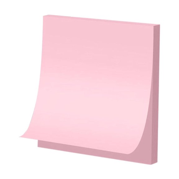 Pink Stickies Notes Portable 100 Tear Off And Reusable Student Memorandum Notes Take Notes Office Stickies Notes Pads