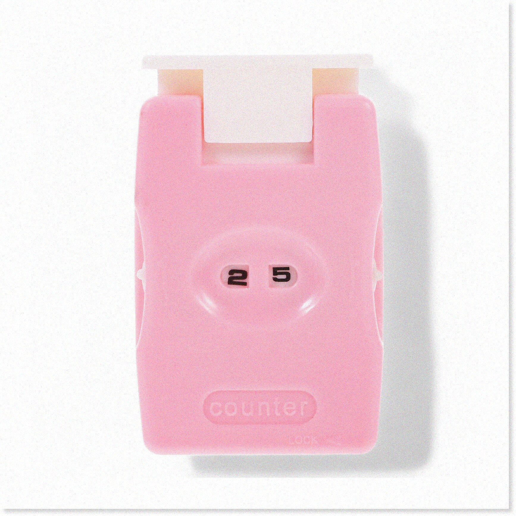 Pink Stitch Counter Plastic Knit & Crochet Tool for Counting Rows