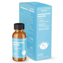 Pink Stork Baby Probiotic Drops: Infant Probiotic Drops for Baby, Digestion & Gas Relief, 1 fl oz