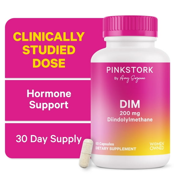 Pink Stork DIM Supplement for Women - 60 Count