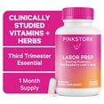 thumbnail image 1 of Pink Stork Labor Prep Supplement, Evening Primrose, Red Raspberry Leaf, Folate, Calcium, Pregnancy, 60 Capsules, 1 of 6