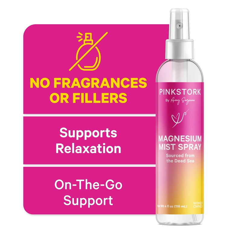 Pink Stork Body Spray: Pure Magnesium Chloride, Stress & Sleep Aid