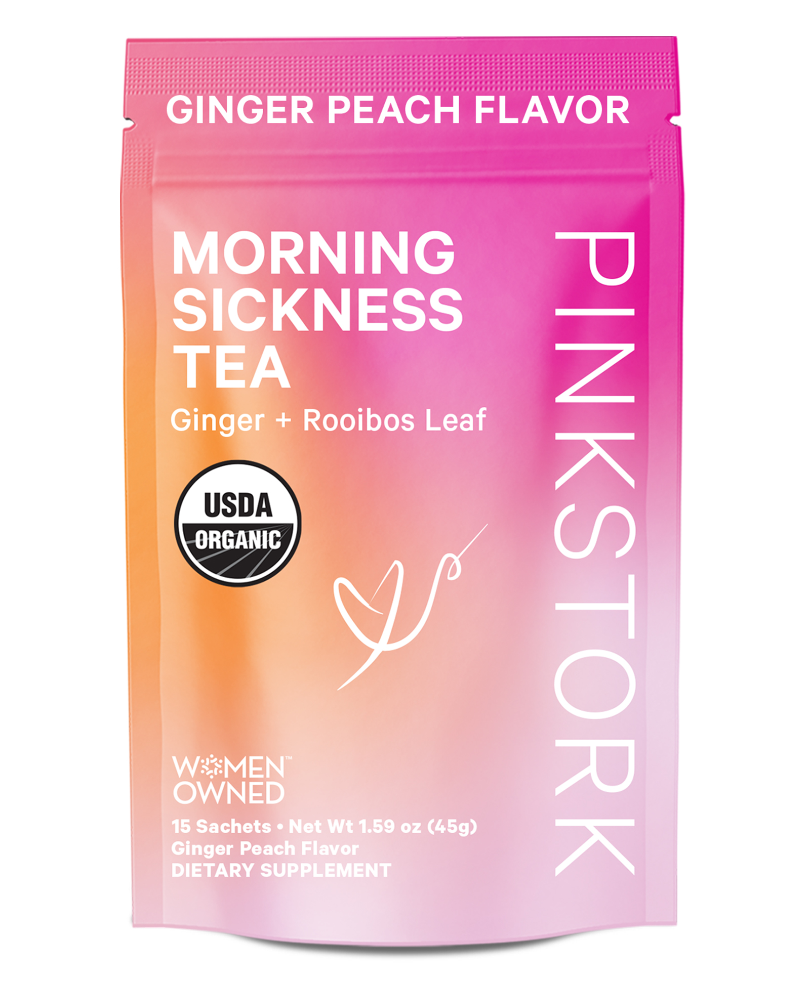 Pink Stork Organic Morning Sickness Candy Ginger Raspberry (30 candies