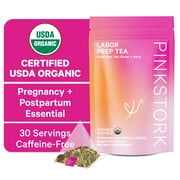 Pink Stork Organic Red Raspberry Leaf Tea with Chamomile and Rosehip, 15 Sachets