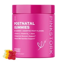 Pink Stork Postnatal Gummies for Postpartum Recovery, Assorted Flavors, 60 Count