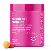 Pink Stork Probiotic Gummies, Pregnancy + Nursing Safe, Assorted Fruit Flavor, 30 Count