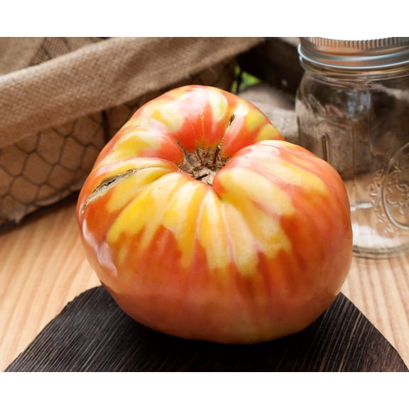 Pink Strawberry German Heirloom Tomato Premium Seeds Packet