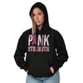 thumbnail image 1 of Pink Strength Breast Cancer Awareness Hoodie Sweatshirt Women Brisco Brands S, 1 of 6