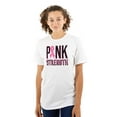 thumbnail image 1 of Pink Strength Breast Cancer Awareness Women's Plus Size Graphic Tee Brisco Brands 3X, 1 of 5