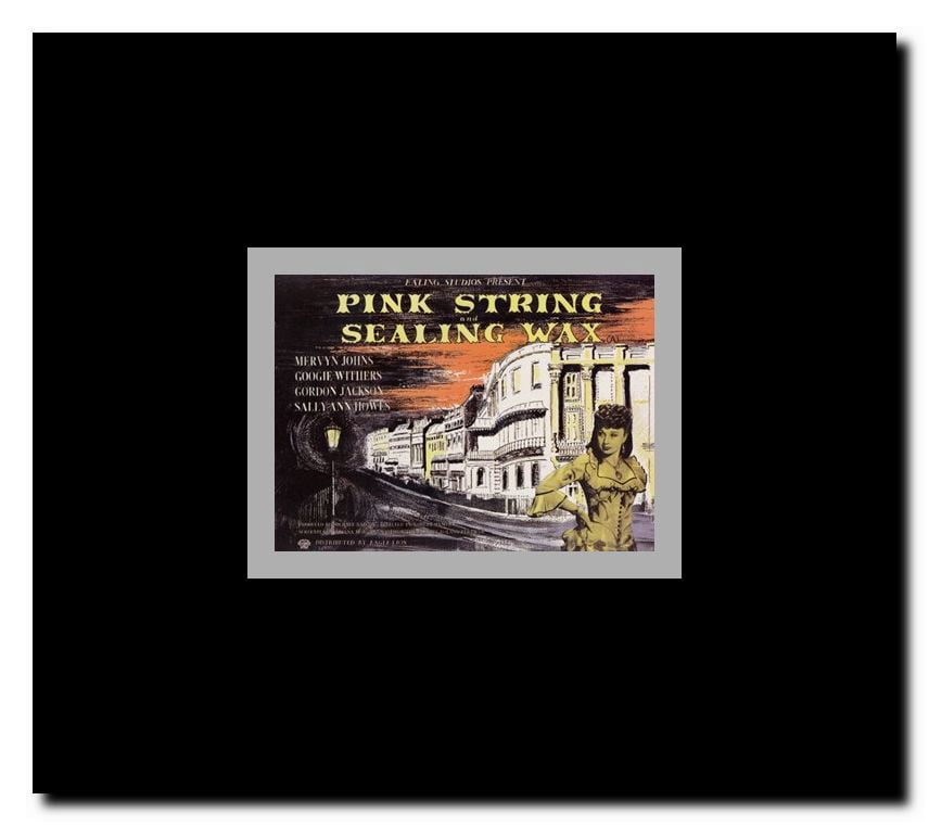 Pink String and Sealing Wax Framed Movie Poster