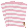 thumbnail image 1 of Pink Stripe, Kitchen Towel Dish Cloths Set of 4, Microfiber Soft Kitchen Hand Towels, Abstract Geometric Absorbent Quick Drying Dishcloths 18 x 28 Inches, 1 of 8