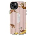 thumbnail image 1 of Pink Striped Cute Curious Monkey Phone Case, 1 Corinthians 16:14 Bible Verse Protective Cover for iPhone 17-11 All Models, 1 of 6