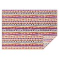 thumbnail image 1 of Pink Striped Geometric Pattern Rectangle Tablecloth 60"x84",Waterproof Polyester Rectangle Table Cloth, Wipeable Spillproof Polyester Tablecloth for Dining, Camping, Indoor and Outdoor, 1 of 5