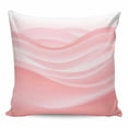 thumbnail image 1 of Pink Striped Pillow Covers 16x16 Inch Decorative Throw Pillow Cover, Modern Abstract Art Wave Moire Gradient Sofa Pillowcases Accent Cushion Case Home Decor Bedroom Living Room, 1 of 6